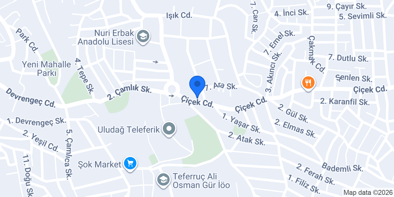 Teleferik Fırını konumu