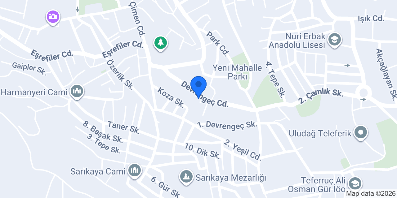 AKYÜZ ELEKTRİK ELEKTRONİK konumu