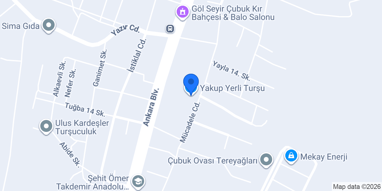 Yakup Yerli Turşu konumu