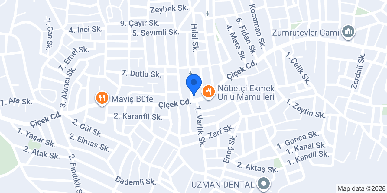 Oses Çiğ Köfte konumu