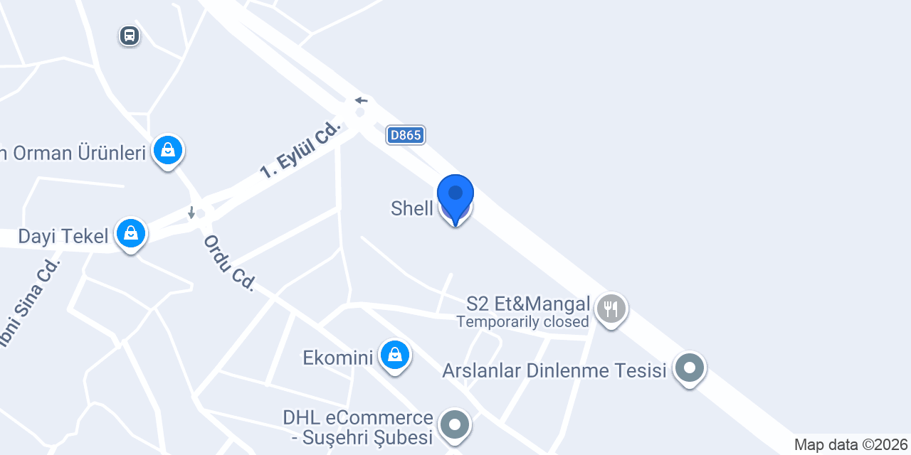 Lastik Servisi konumu