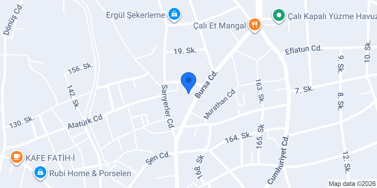 TSY SİGORTA BURSA ÇALI SUBESİ konumu