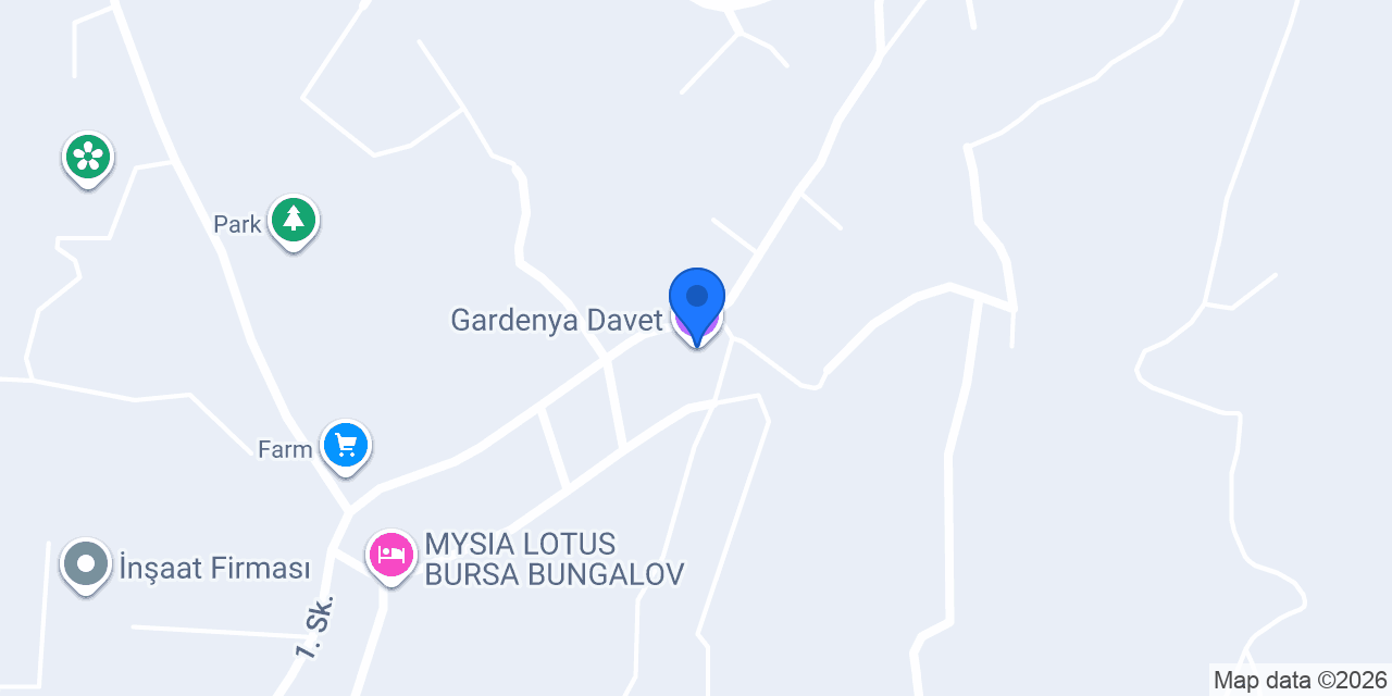 Gardenya Davet konumu