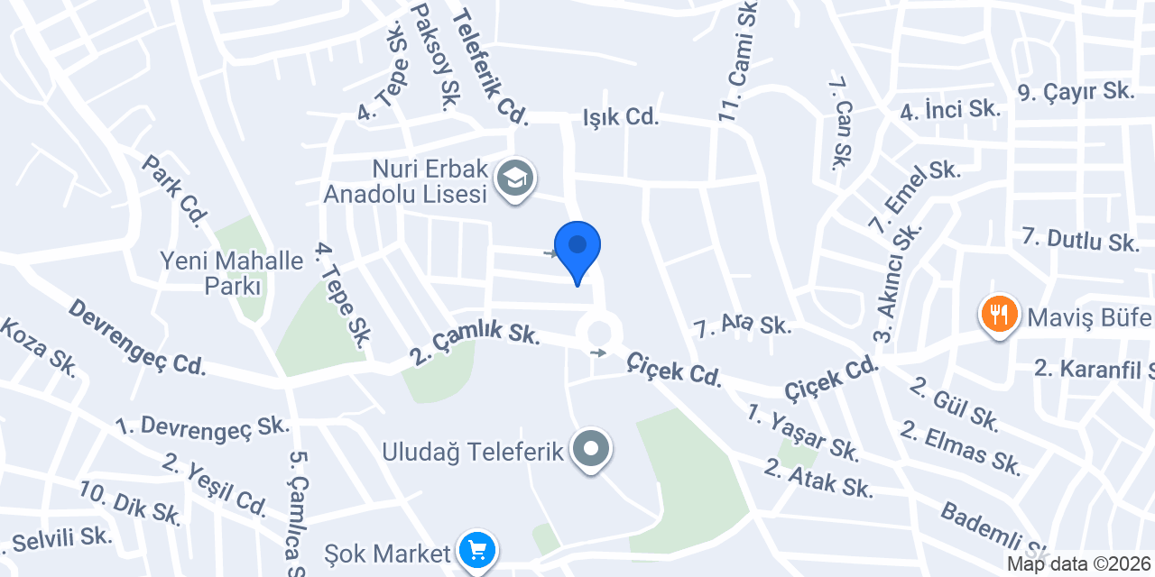 Teleferik Merkez Eczanesi konumu