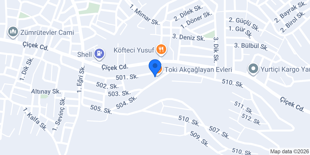 Moda Erkek Kuaför konumu