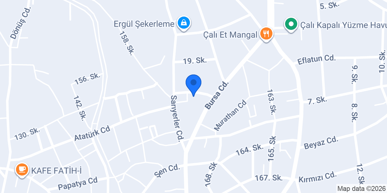 Yeşil Çams Kafe konumu