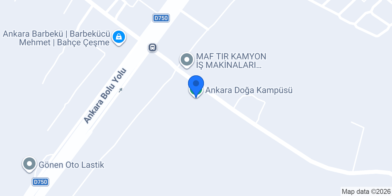 Ankara Doğa Kampüsü konumu
