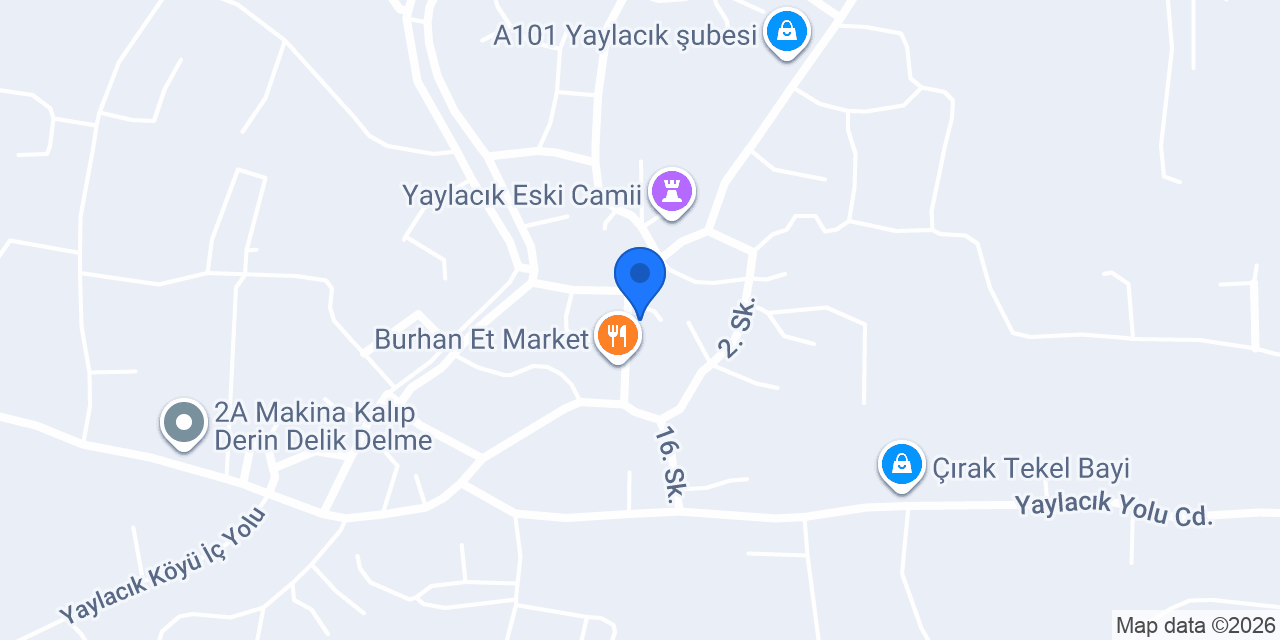 ÇAMLICA Pastanesi konumu