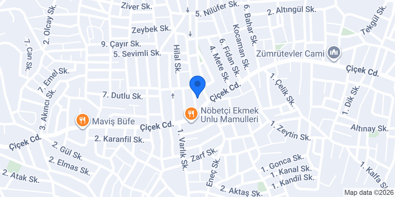 Zümrüt Psikoteknik Değerlendirme Merkezi konumu