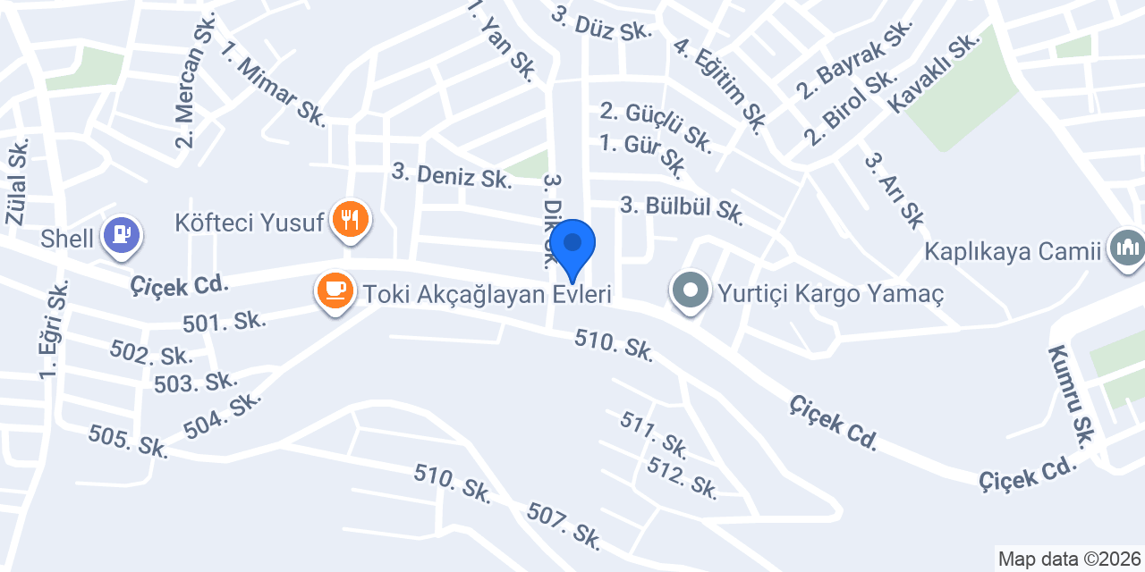 Piremir Unlu Mamülleri konumu