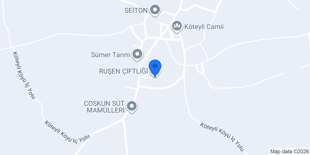 RUŞEN ÇİFTLİĞİ konumu