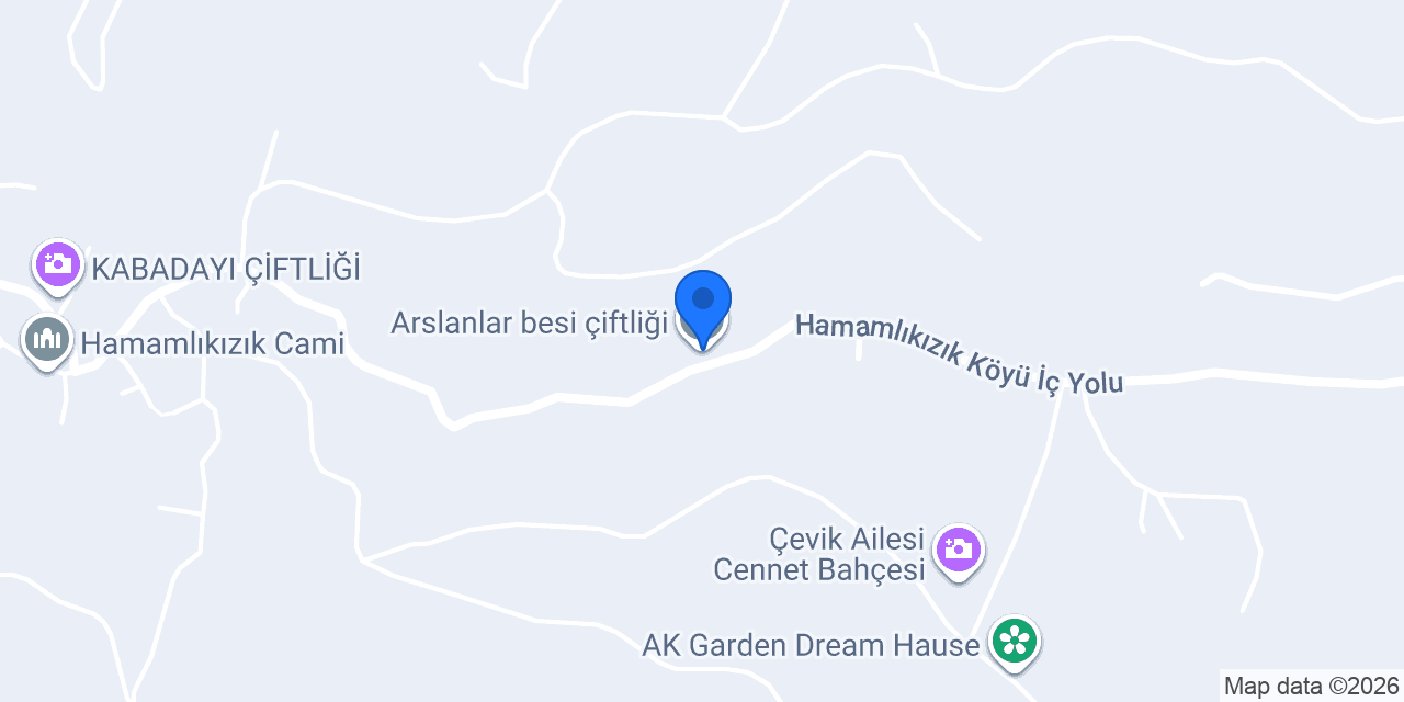 Arslanlar besi çiftliği konumu