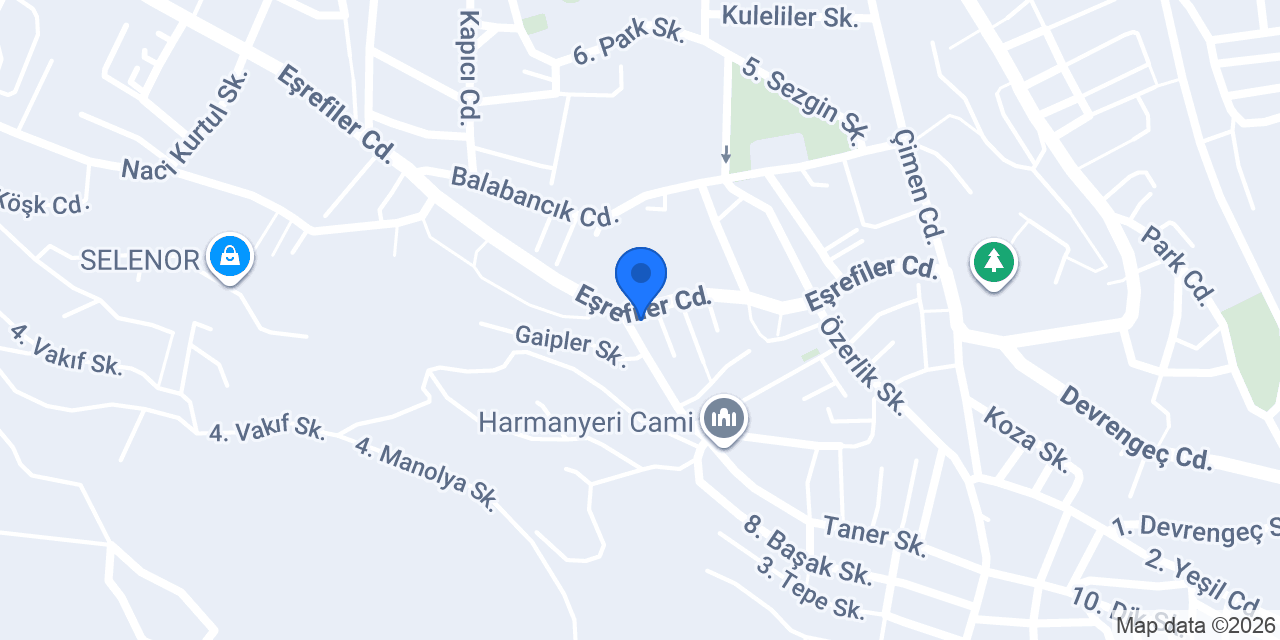 Vaha Süt Market konumu