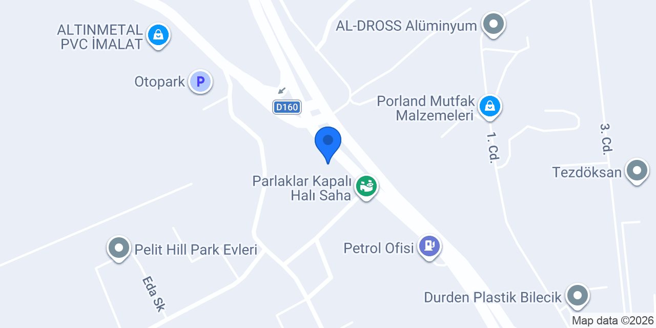 Örnek Ticaret Depo konumu