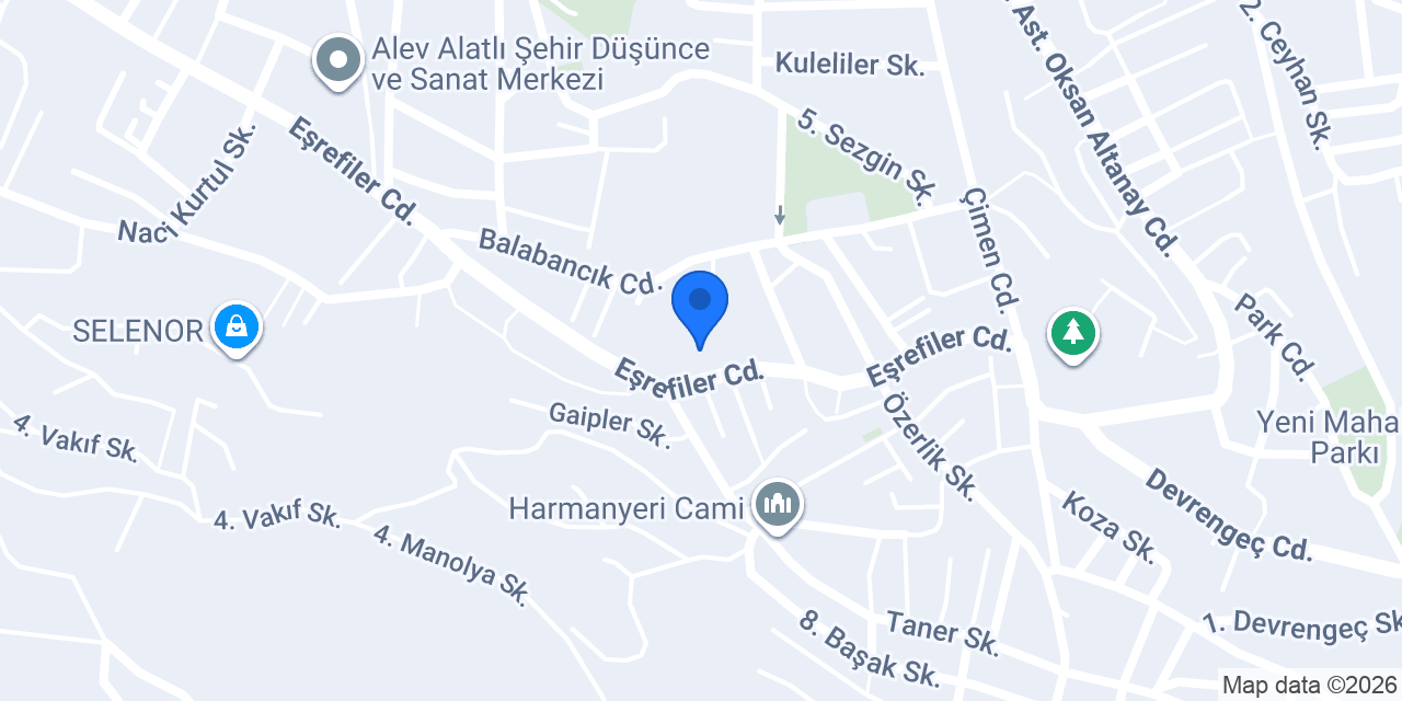 Balabanbey Dörtçelik İlkokulu konumu