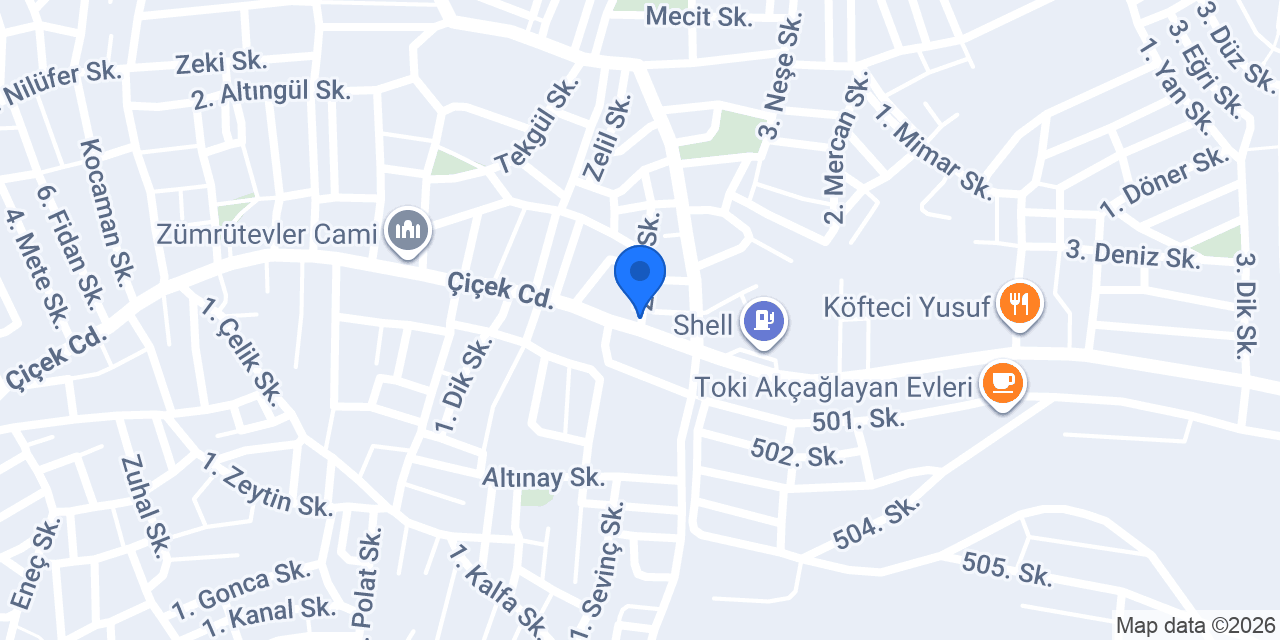 Bursada Yamac Paraşüt konumu