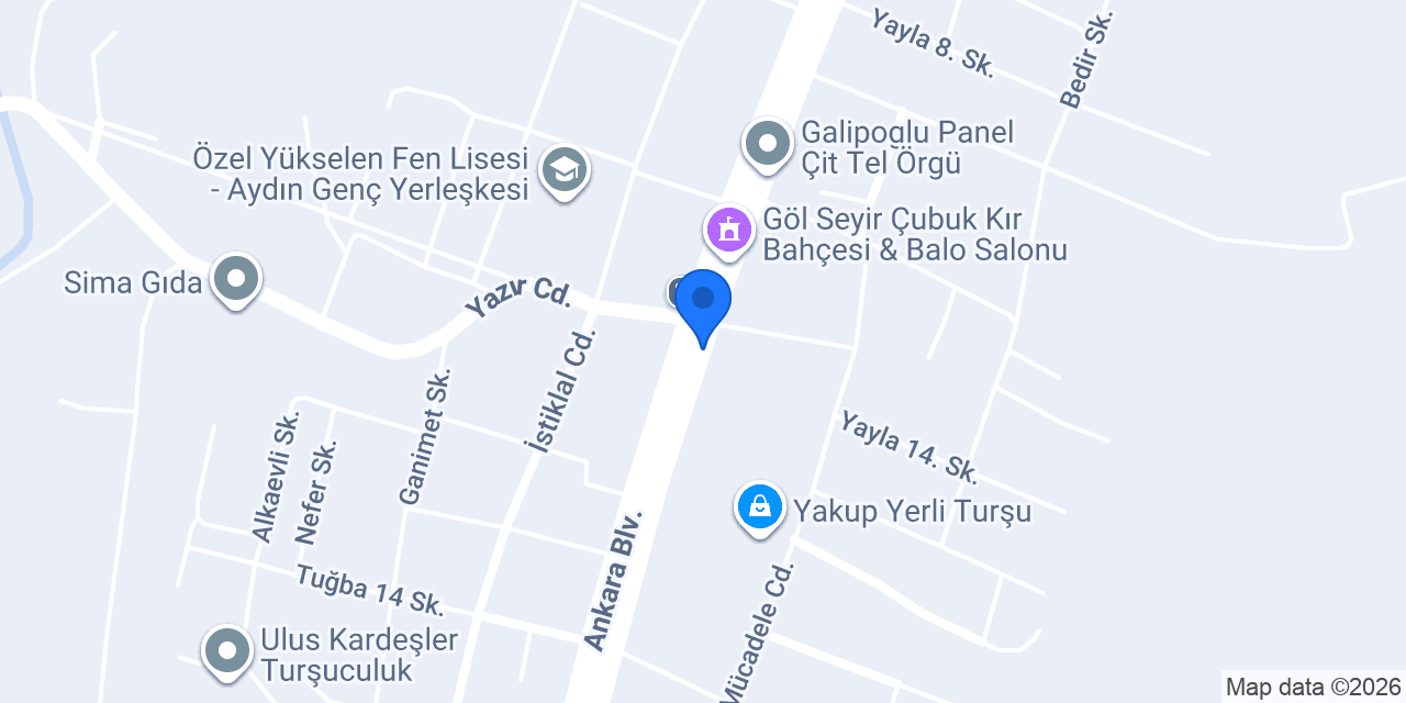 Gazi Veteriner Kliniği konumu