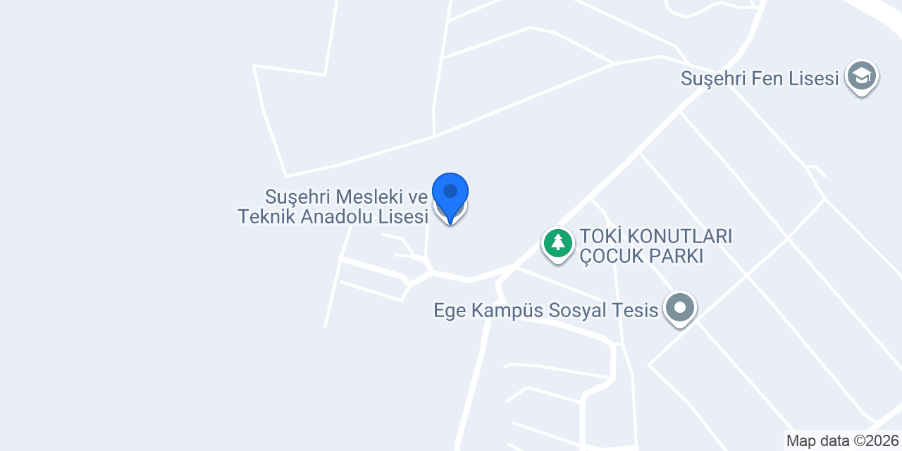 Suşehri Mesleki ve Teknik Anadolu Lisesi konumu