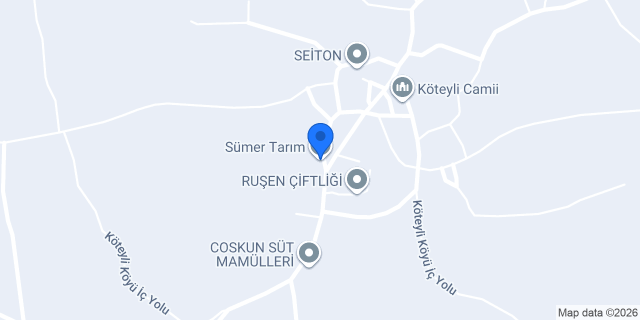 Sümer Tarım konumu