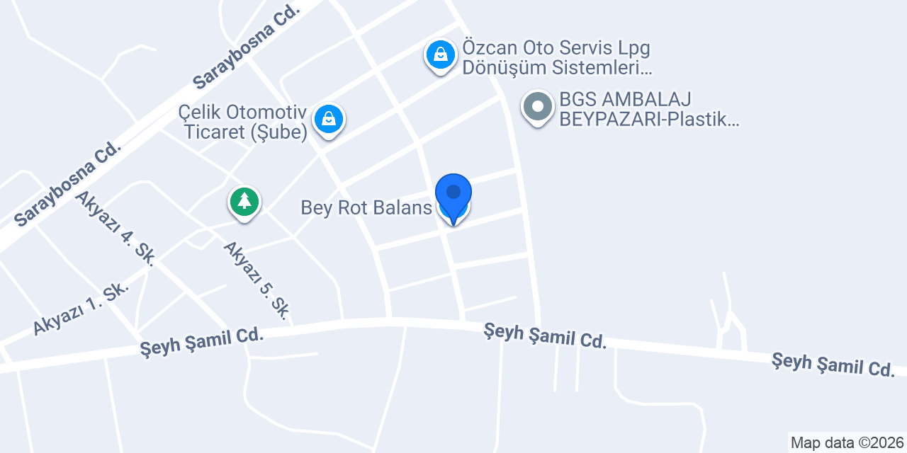 Bey Rot Balans konumu