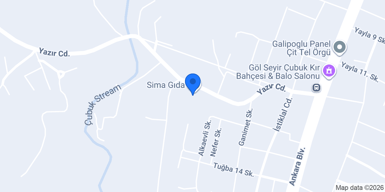 Sima Gıda konumu