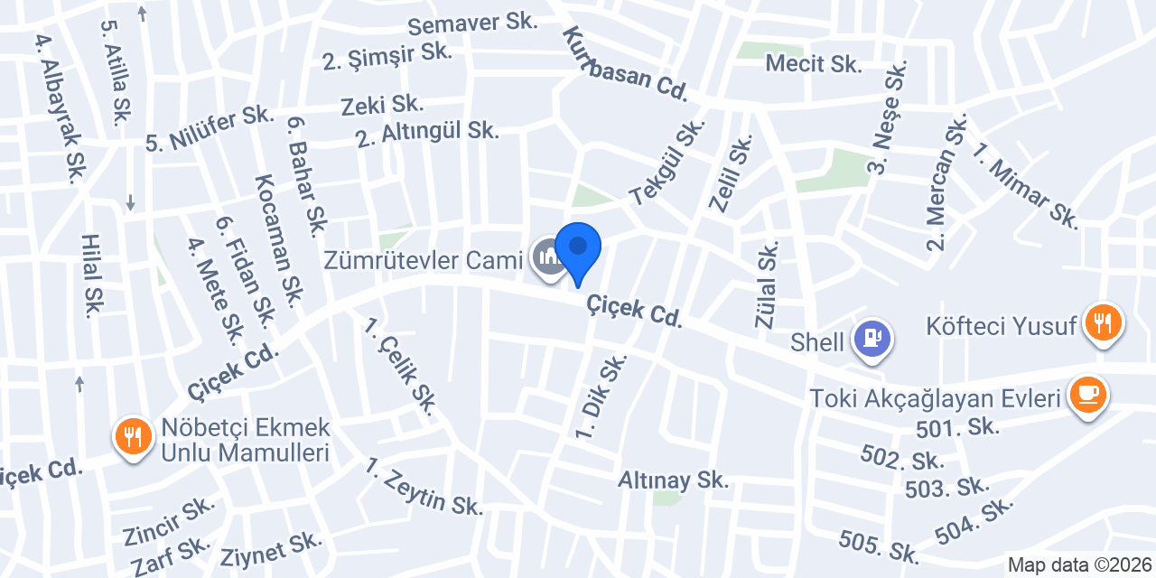 Lezzet Pilav konumu