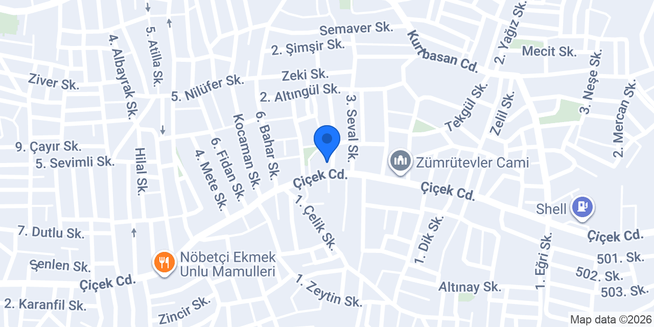 Davet Pide-Cantık Salonu konumu