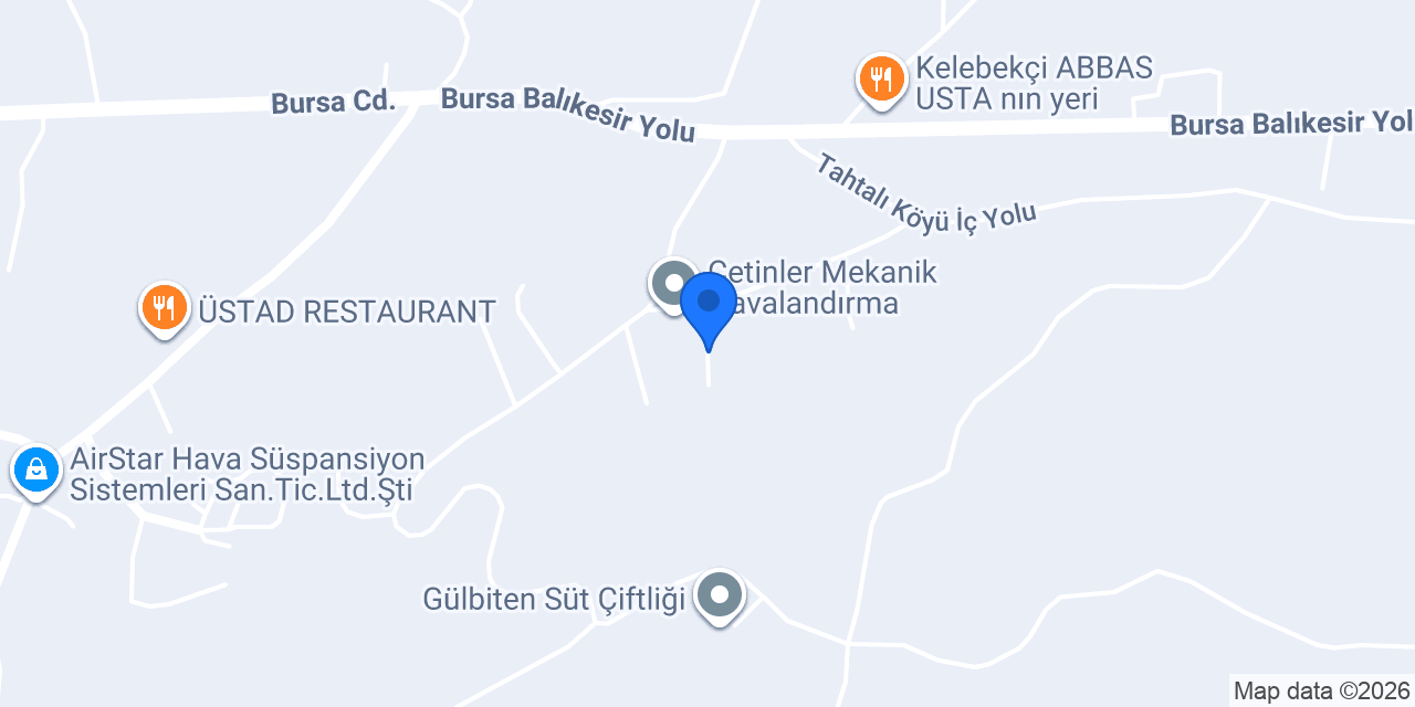Özcan süt çiftliği konumu