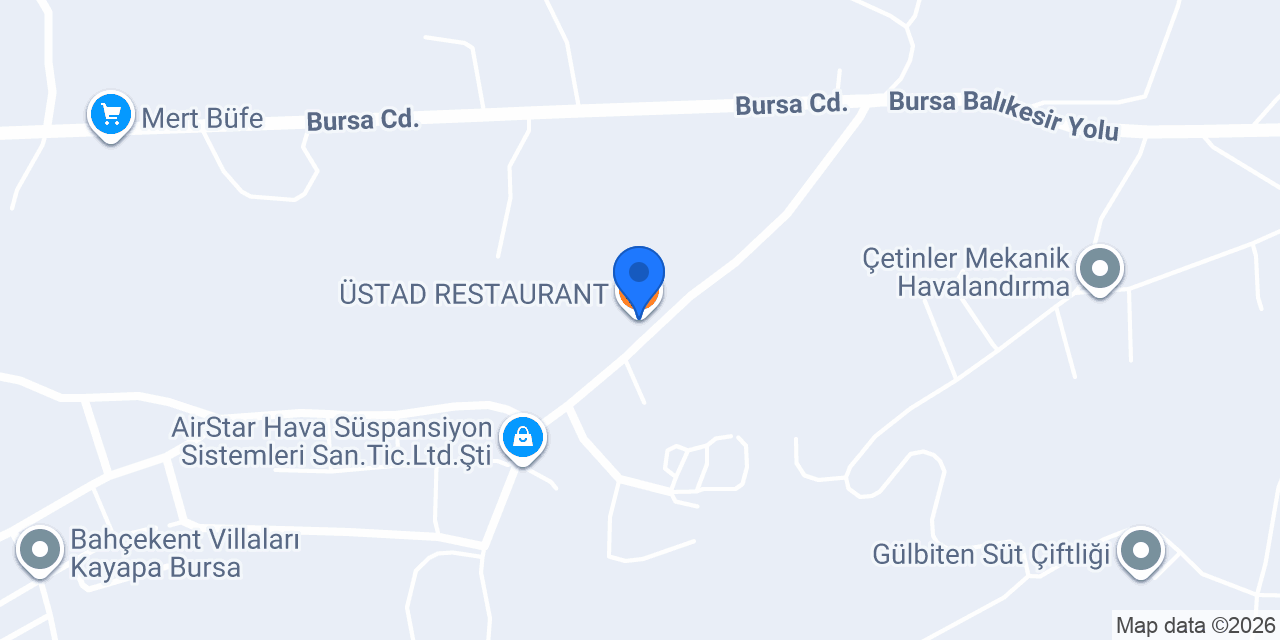 ÜSTAD RESTAURANT konumu