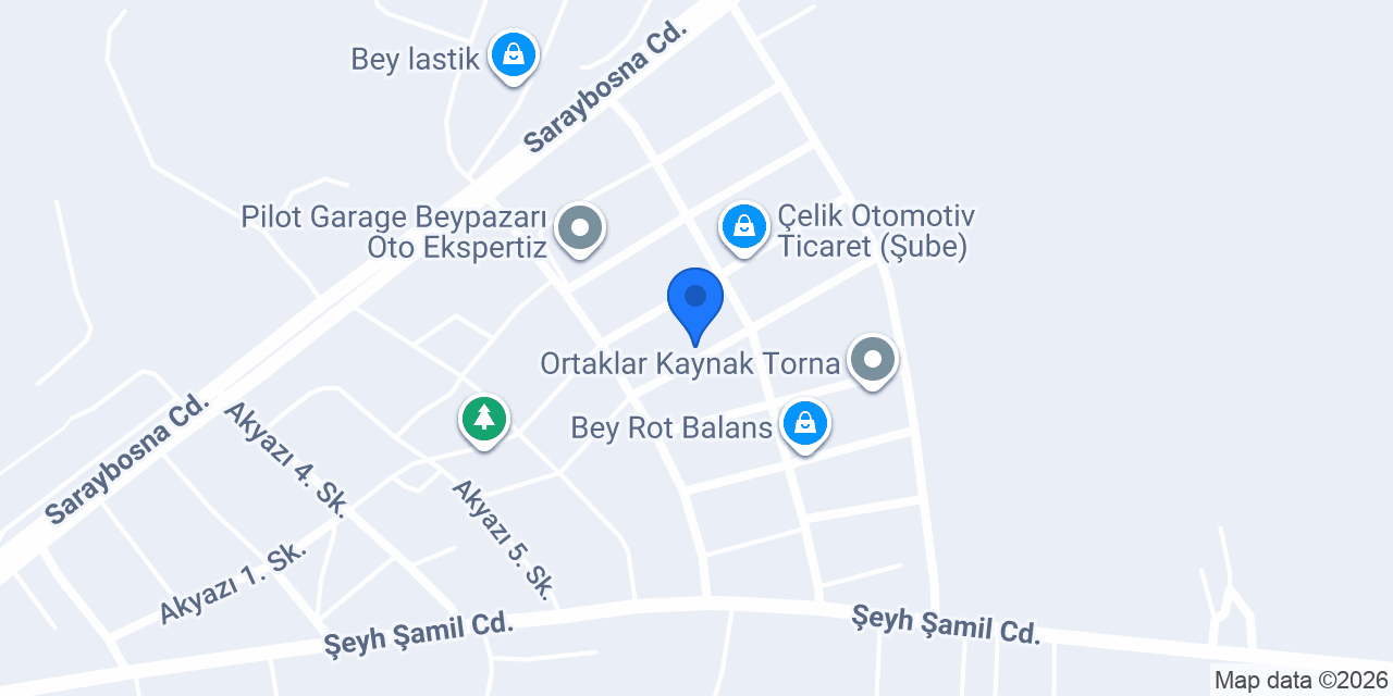 Atiker-ildeş Otogaz konumu