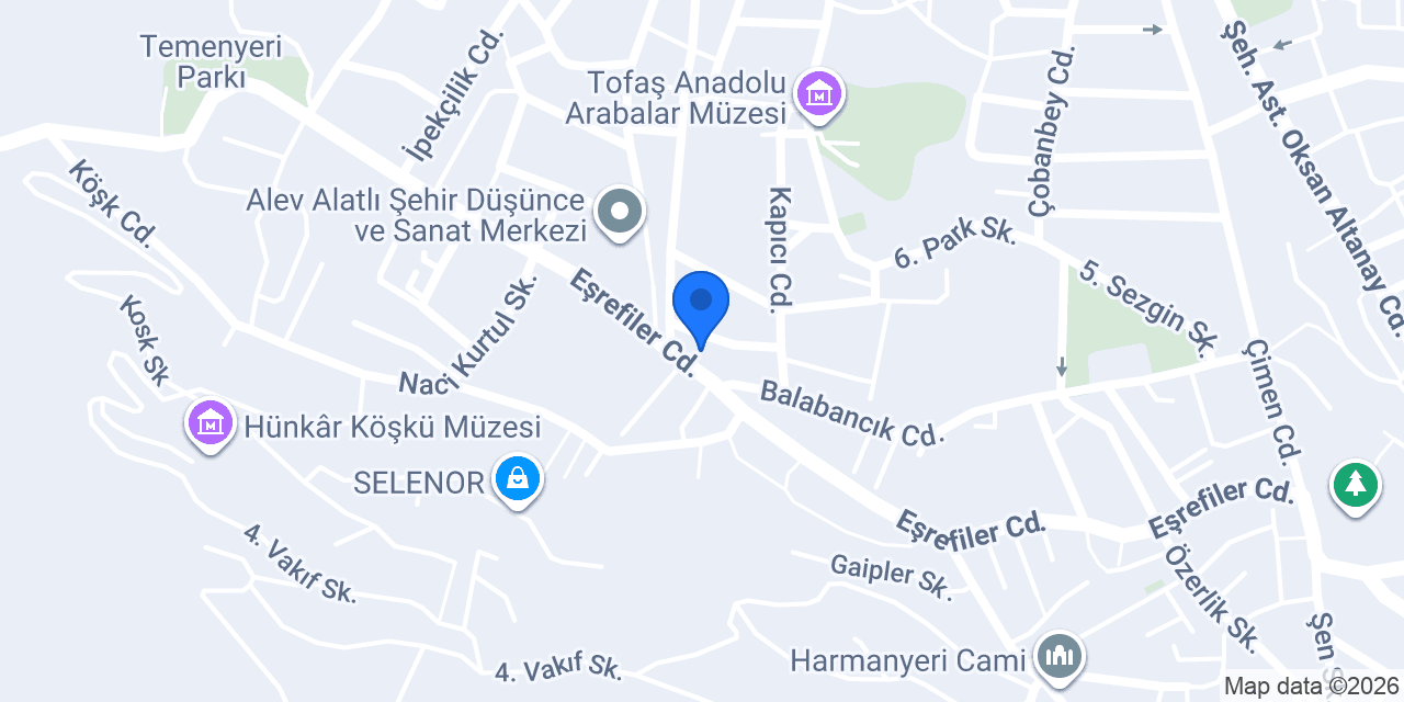 Emir Nalbur Yapı Market konumu