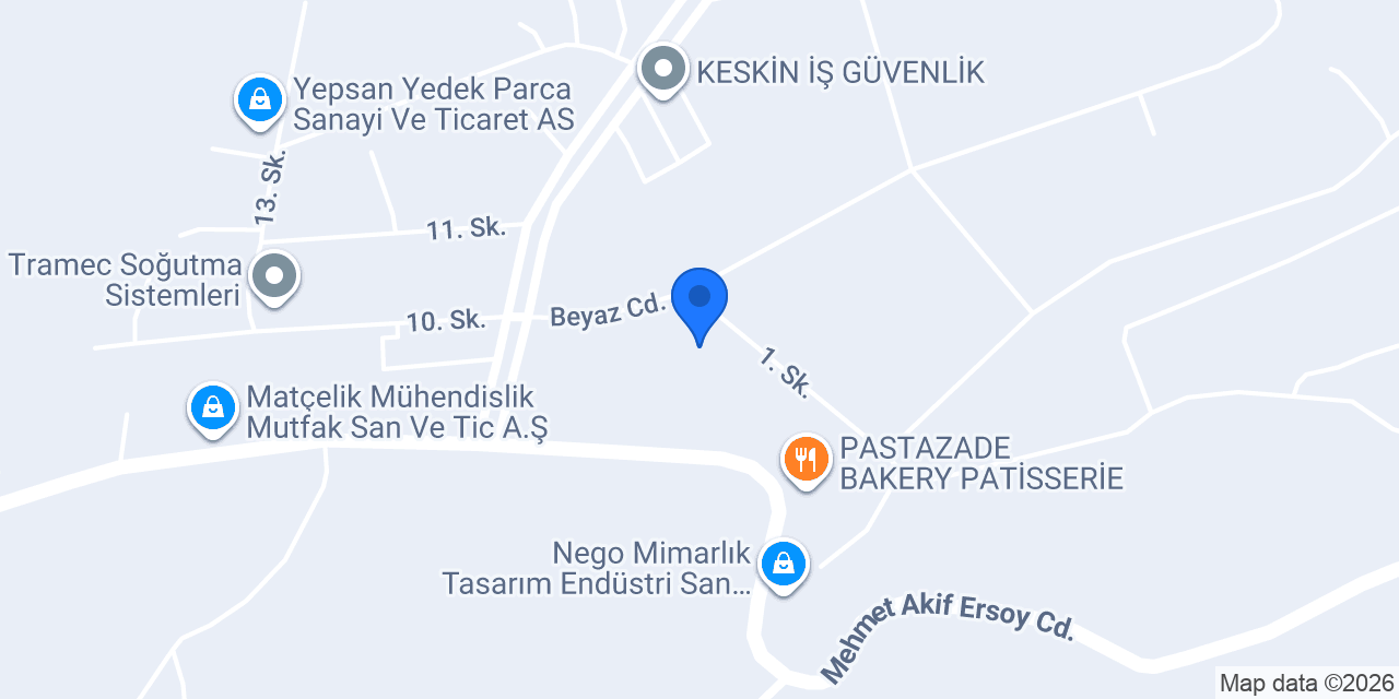 Viscotex Poliüretan Sünger konumu