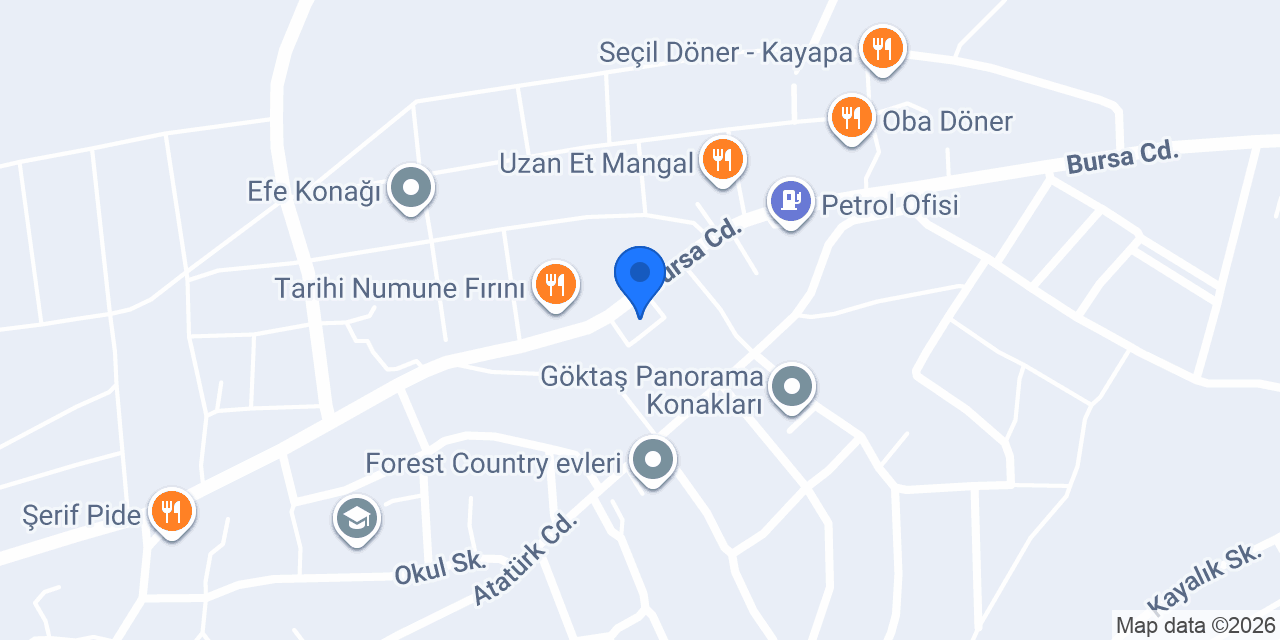 Oruçlar Gıda konumu