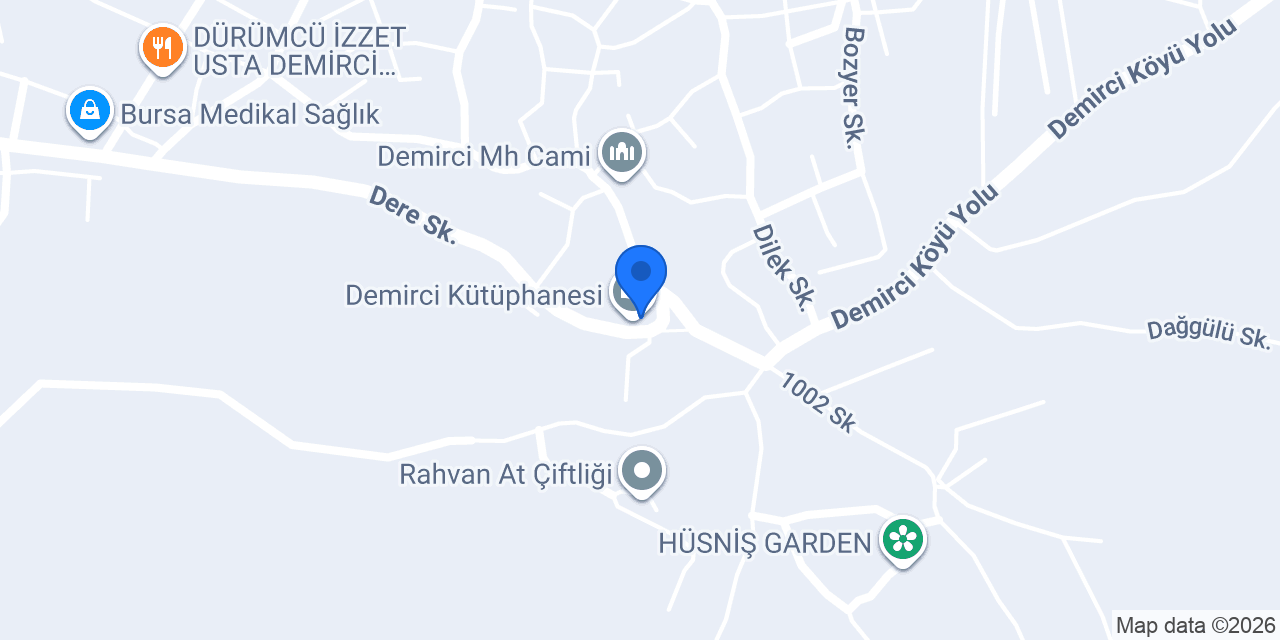 Nilüfer Çocuk Kütüphanesi konumu