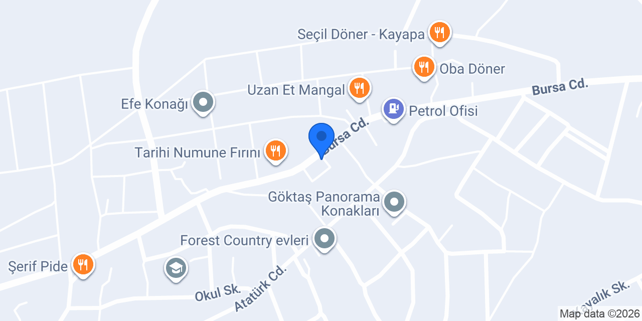Börekçi Ömer Usta konumu