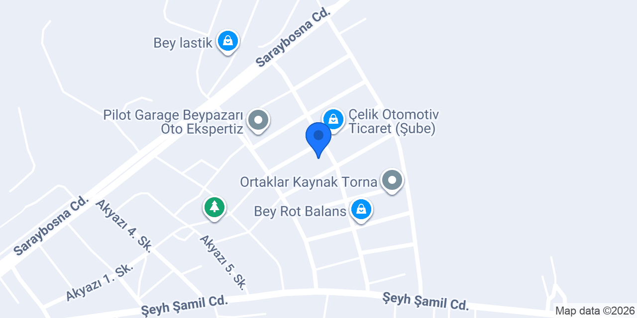 Oğuz Yemek Sanayi konumu