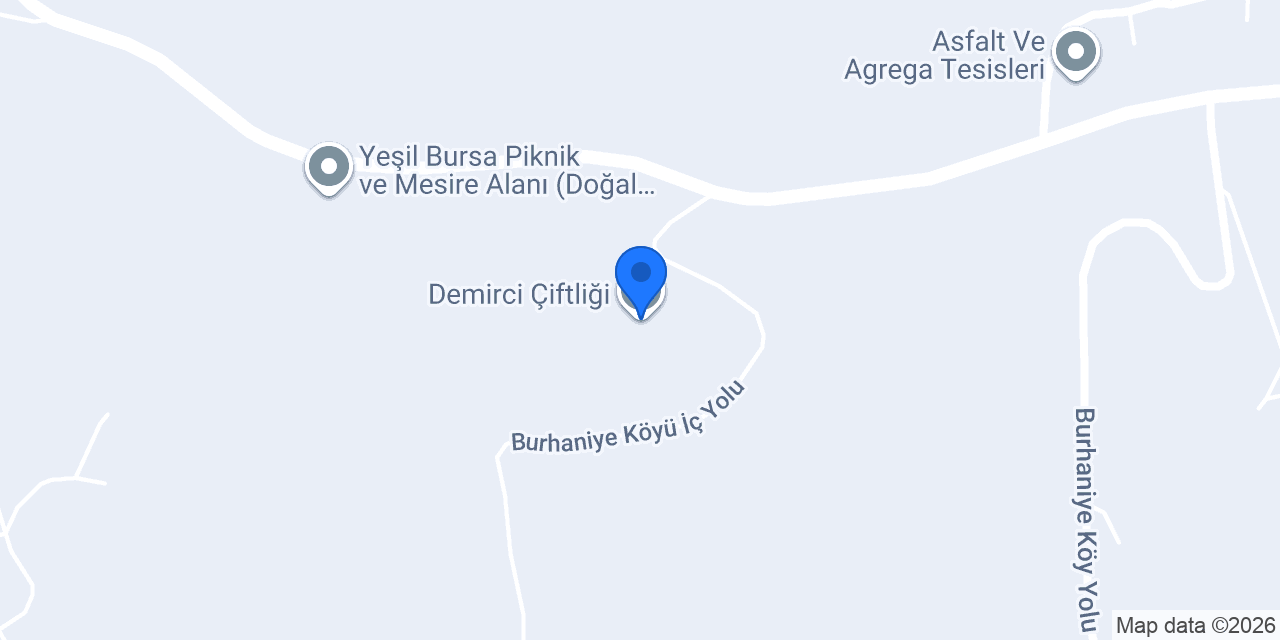 Demirci Çiftliği konumu