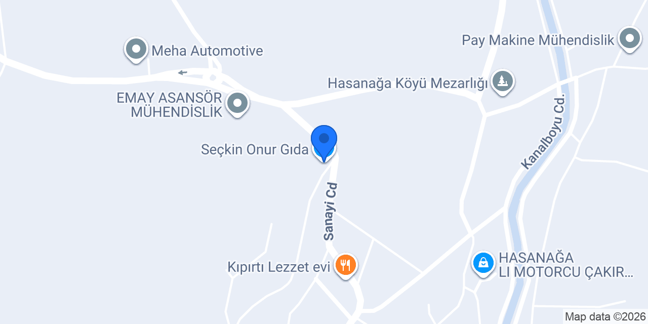 Seçkin Onur Gıda konumu