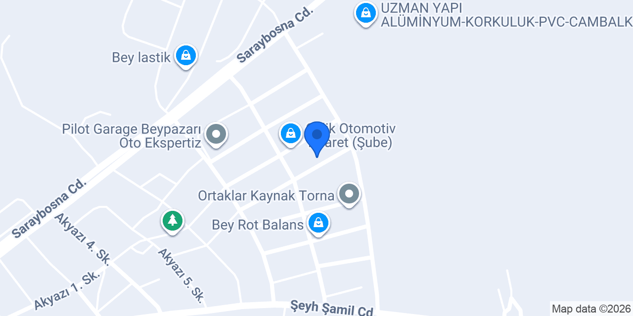 Eken Oto konumu