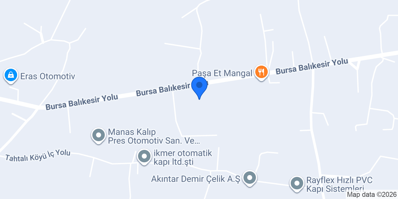 BSP Kalıp Makine ve Yedek Parça konumu