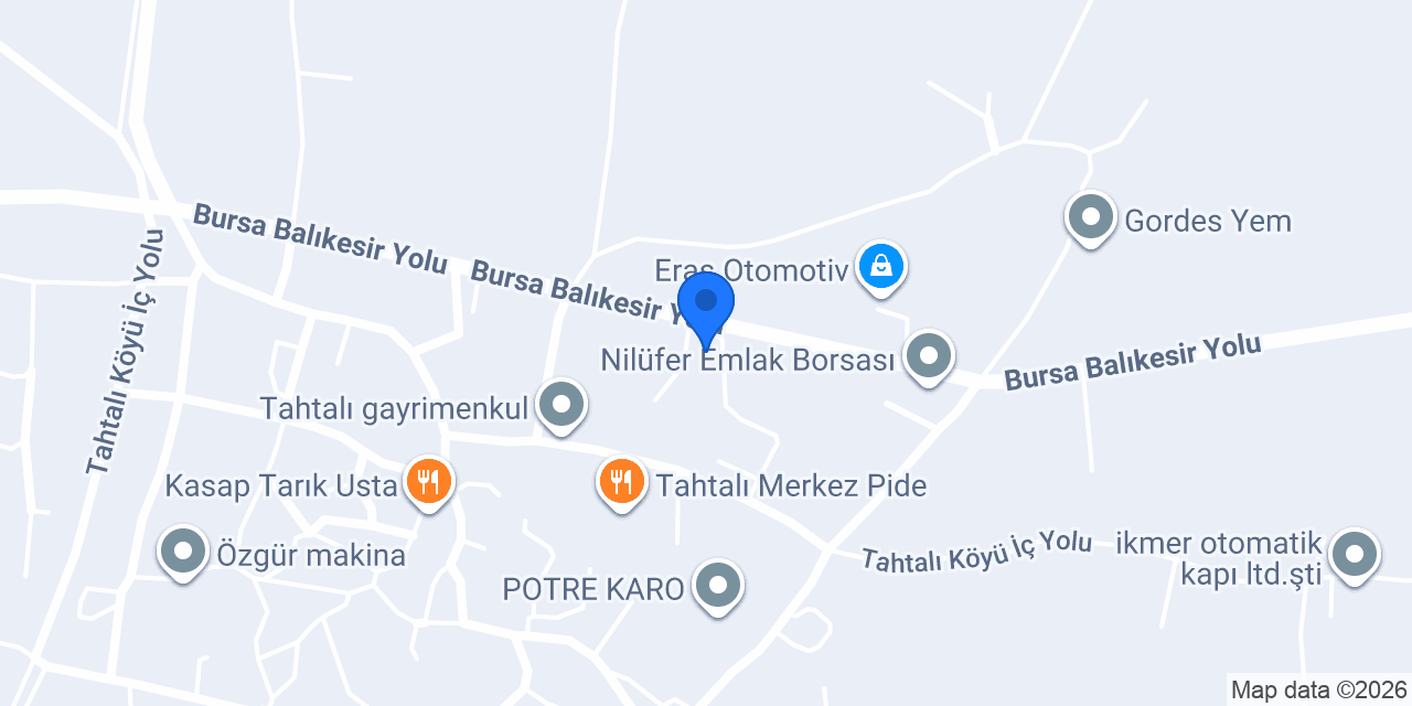 ACAR Stone Doğaltaş Bursa konumu