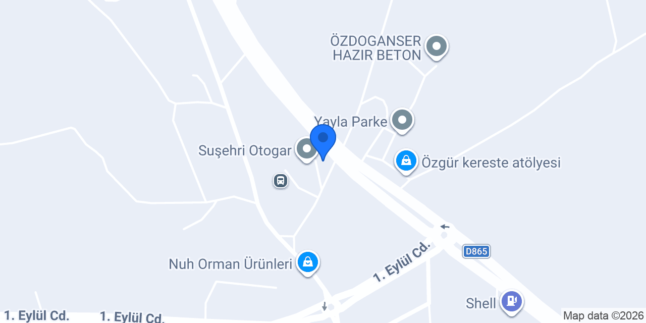 SUŞEHRİ CAN TAKSİ konumu