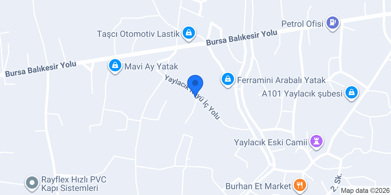 DEKORET MOBİLYA BOYA konumu