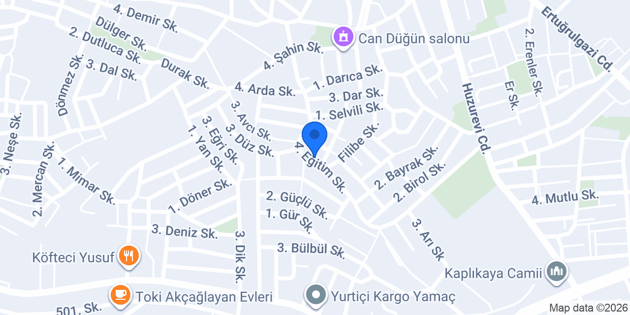 BÜŞRA MARKET konumu