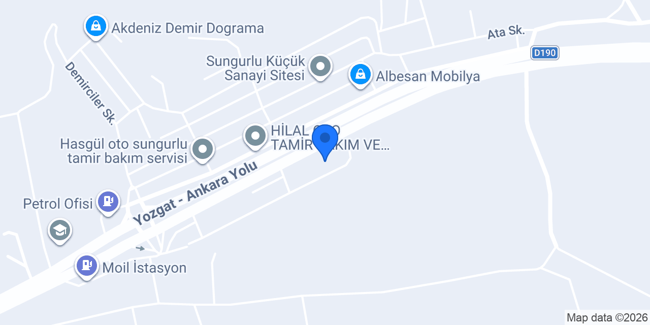 Şen Üçler Oto Galeri konumu
