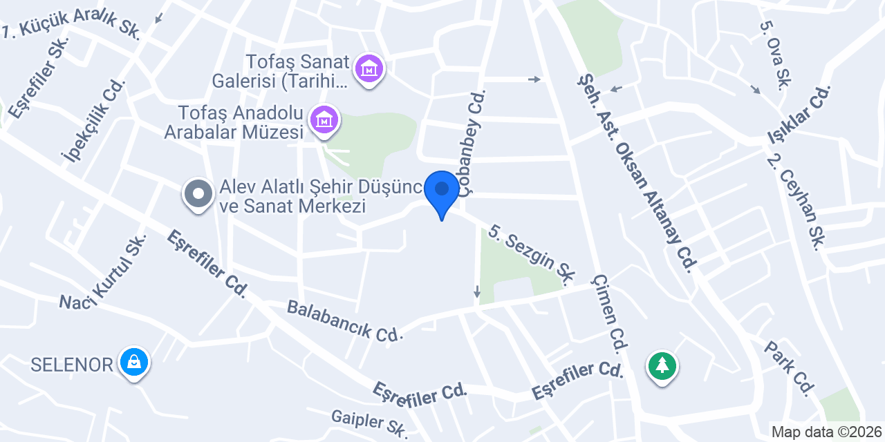 Çobanbey Türbesi konumu