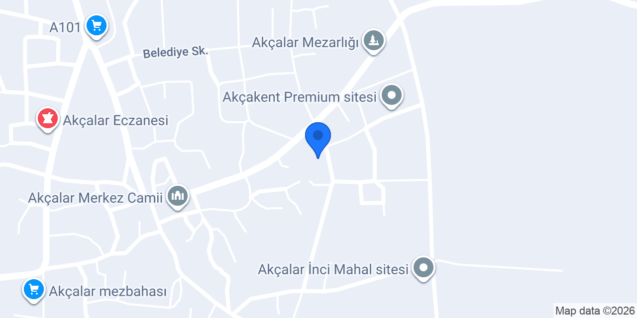 Akçalar halı yıkama konumu