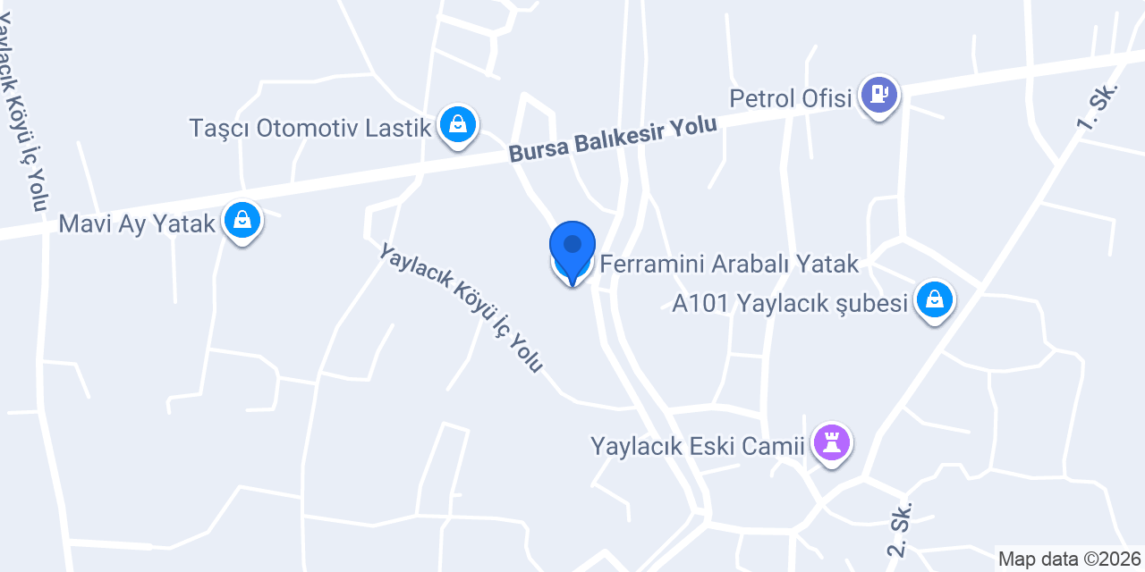 Ferramini Arabalı Yatak konumu