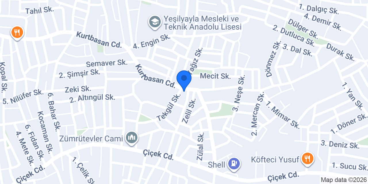 Özel Yıldırım Sağlık Kabini konumu
