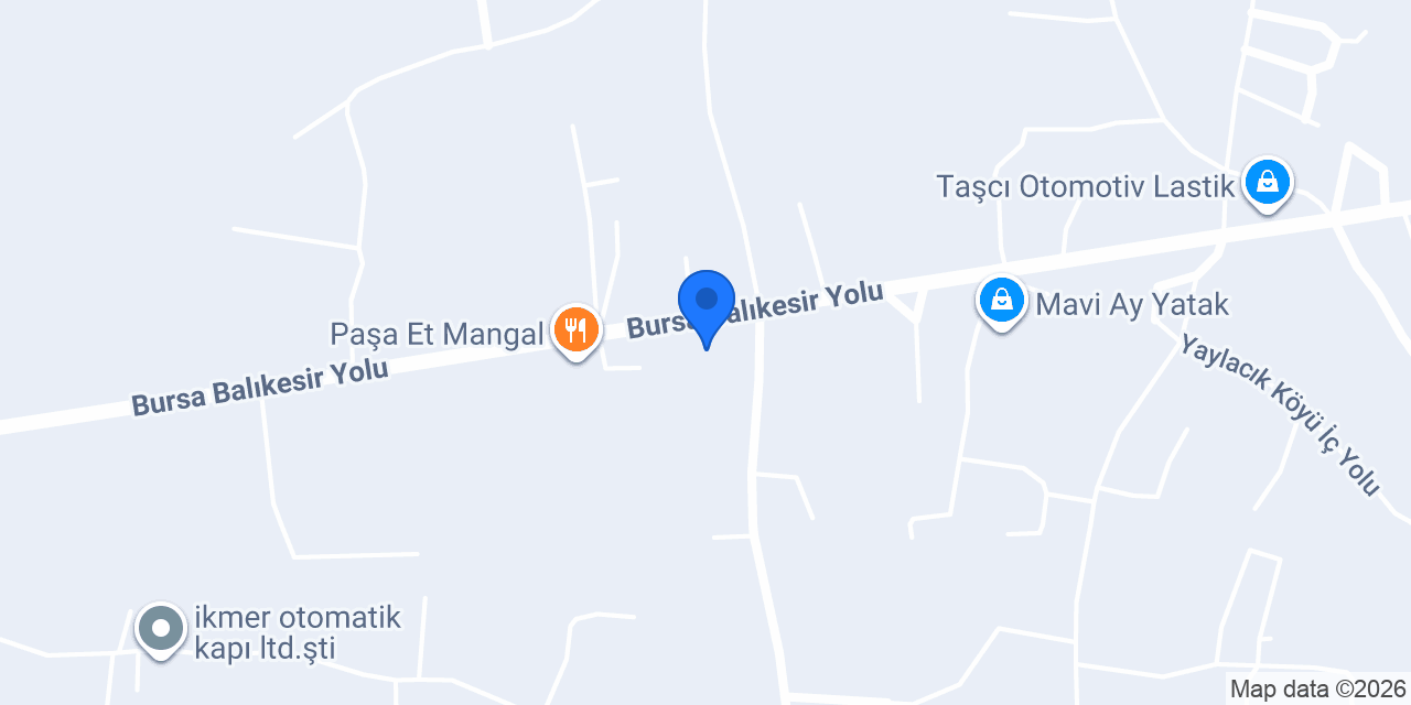 Türlas Hortum Sanayi konumu